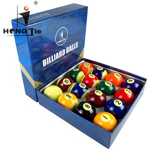 Hongjie Billiards Professional Manufacturer Standard 3A 2-1/16&quot; Resin Billiards Pool Balls