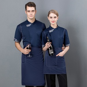 Hospitality Catering Staff Waiters Chef Uniforms for Fast Food Restaurant/Coffee Shop/Saloon/Bakery