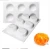 Import Hot 6 cavity origami round mousse silicone mold cake round French dessert cake tool from China