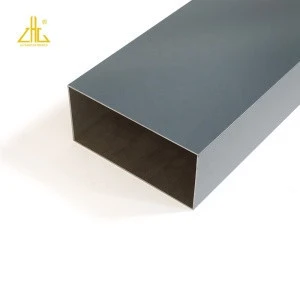 HOT ! Aluminium square hollow section , powder coating aluminium extrusion profile manufacturer