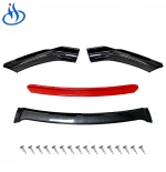 Hot sale Car Automobile Motor vehicle spare parts 4 stage Wide enlargement Carbon fiber Car front Bumper