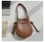 Import Hot Sale Custom Logo Sling Knot Saddle Bag Leather Ladies Large Shoulder Bag from China