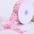 Import Hot sale fashion 2.5CM printing ribbon silk Webbing parts heat transfer print ribbon from China