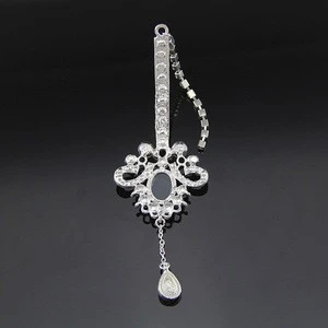 Hot Sale Indian Style Teardrop Crystal Frontlet Bridal Hair Accessories Hair Jewelry Wedding Jewelry