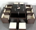 Hot-sale modern hotel table and chairs