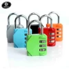 Hot Sale new cheap wholesale reset 3 digital Zinc Alloy travel combination luggage pad lock