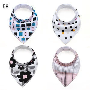 Hot sale newest design Latest product cotton bamboo baby bibs