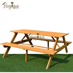 Hot sale outdoor popular wooden picnic table