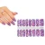 Import Hot Sale Professional Manufacturer Free Sample Available OEM Custom Nail Sticker Nail Art Supply from China