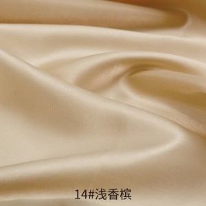 Hot Sale Stock Polyester Satin Fabric 75GSM for Dress SA0035-19
