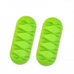 Hot Sale USB Cable Organizer Wire Winder Headphone Earphone Holder Mouse Cord Silicone Clip Phone Line Cable Management