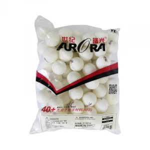 Hot sales AURORA 40 mm+ table tennis balls cheap 1 star ping pong balls