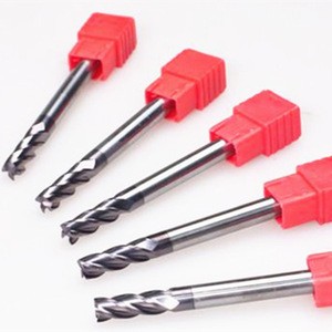 hot sales Four flutes tungsten flat 45hrc 4d solid carbide end mills milling cutters for hard metal
