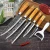 Import Hot sales Professional 6-Piece Cooking Kitchen Knife Set Best with Peeler for Home Kitchen and Restaurant from China