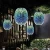 Import Hot Sell Colorful Firework 3D LED Glass Pendant Light CE from China