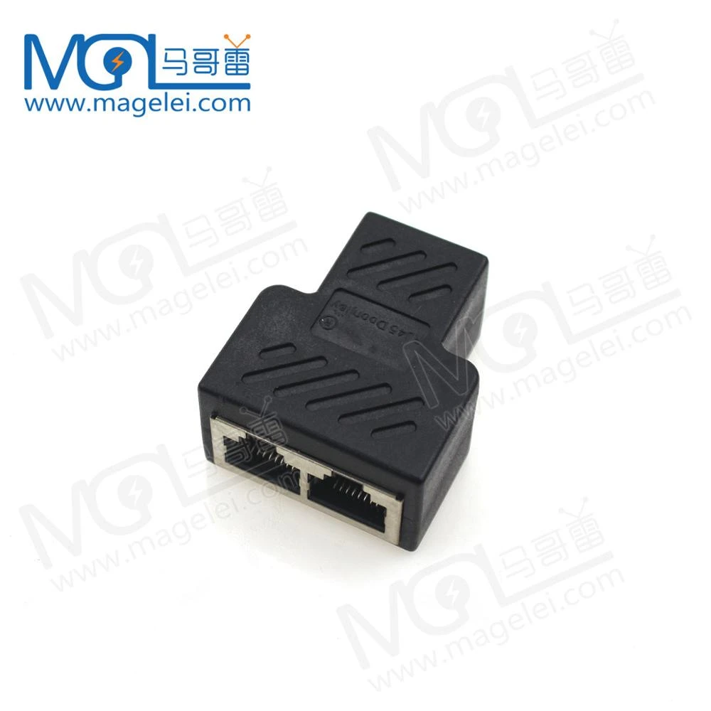 Hot sell coupler 1-to-2 Female to Female Splitter Coupler RJ45 Connector Adapters