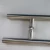 Import Hot Sell Durable Stainless Steel Glass Push Pull Oem Customized Round Pipe H Shape Glass Door Handle from China