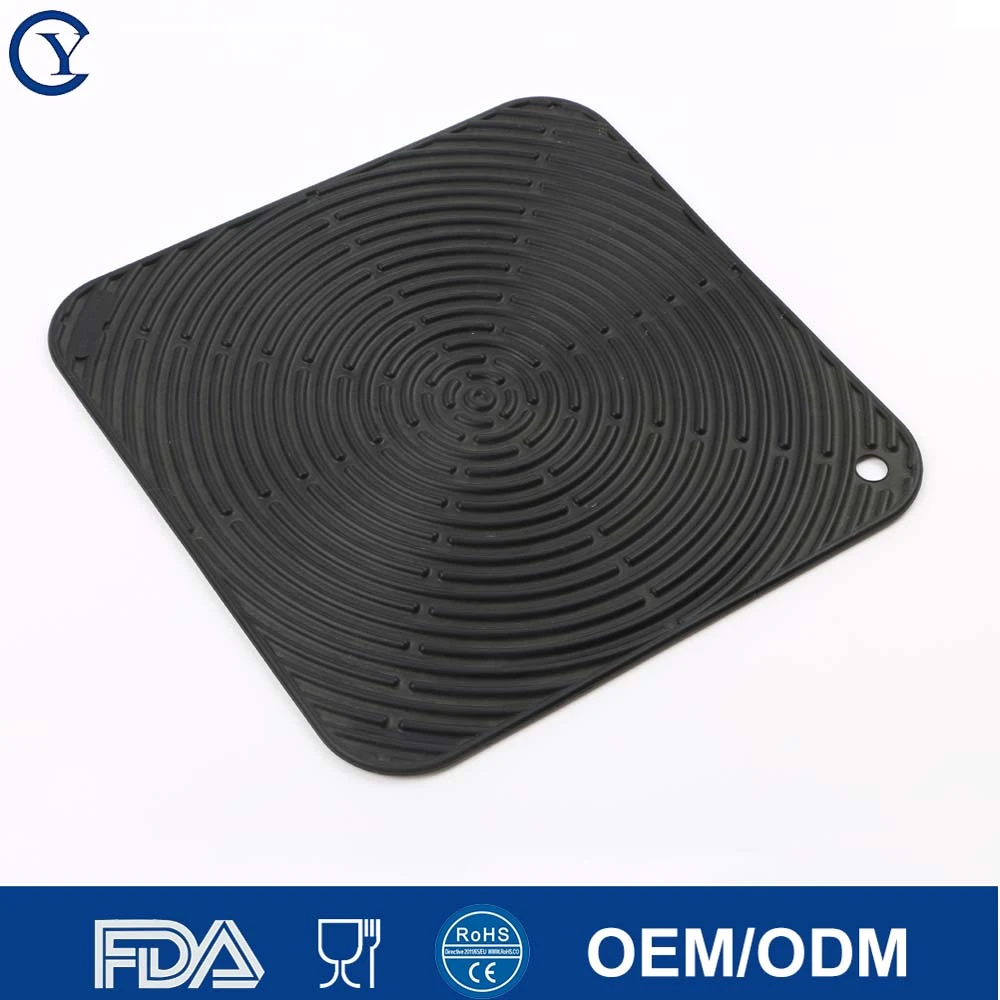 Hot sell  food grade heat resistant non-stick silicone mat kitchen dining under table mats