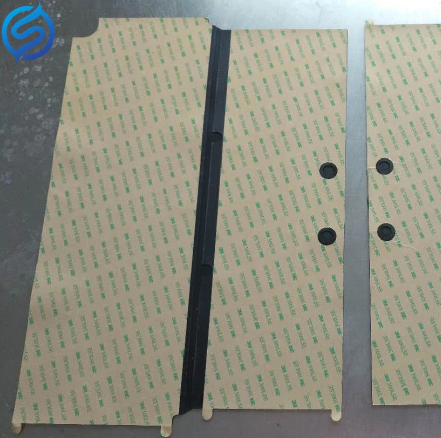 Hot Sell Thin Silicone Rubber Sheet with 3M Adhesive Back