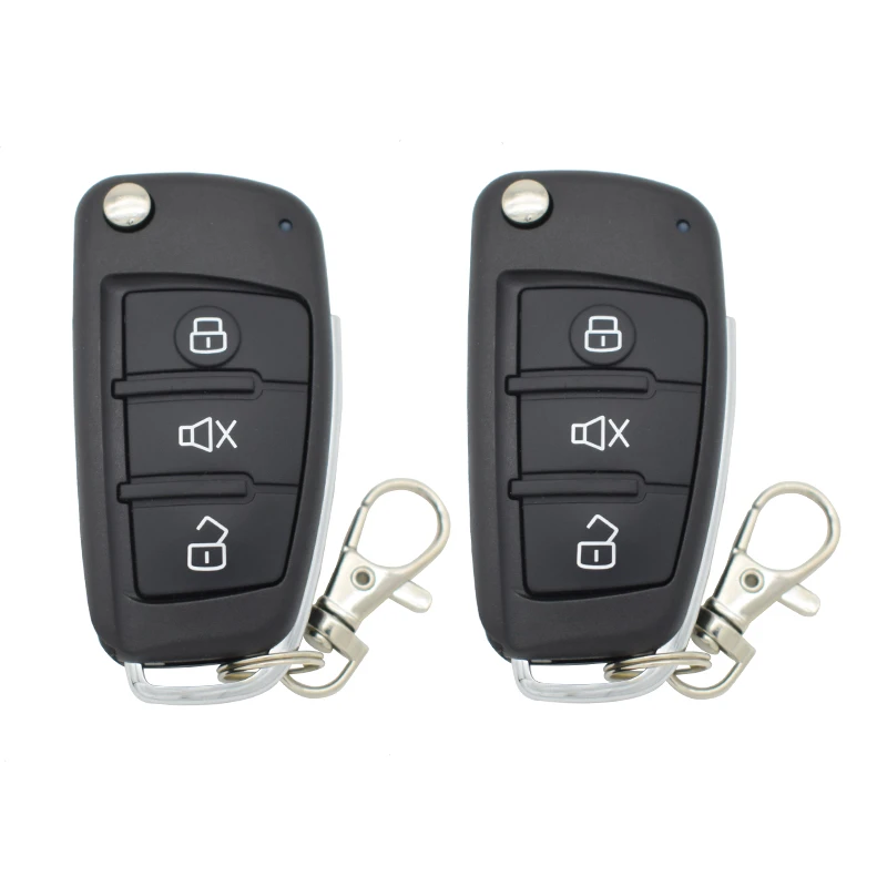 Hot selling 12V car alarm keyless entry remote start engine start system car alarm Open The Trunk with Light Flashes