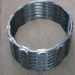 Hot selling concertina CBT-65 type razor barbed wire
