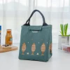 Hot selling cute fish pattern compartment popular meal bag insulated lunch cooler bag