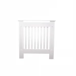 Hot Selling Factory European Style White Painted Mdf Mesh Cabinet Wood Radiator Cover Heater Cover