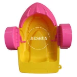 Hot selling high quality adults hand paddle plastic boat water pedal boat for water paly games