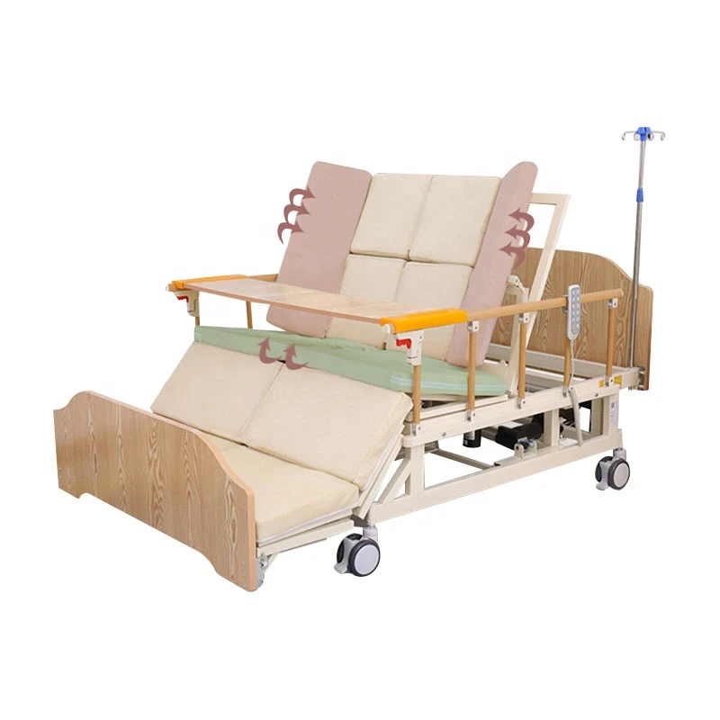 Hot-selling multi-functional electric hospital beds, extended home care beds, hospital beds.