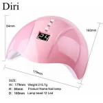 Hot Selling Pravite Label 36W Intelligent Sensor LED / UV Nail Lamp Fast Baking  Nail Polish Dryer Machine