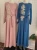 Import Hot style wholesale middle east long sleeve abaya clothes women Muslim dress islamic clothing from China