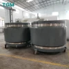 hot water circulation tanks, double layer heating tank, stainless steel vessel oil tank
