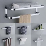 Hotel Style Stainless Steel Bathroom Accessories Set Bath Accessories Sanitary Hardware Set