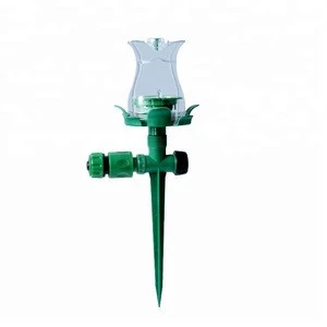 Hotsale outdoor ABS material LED garden sprinkler for garden watering
