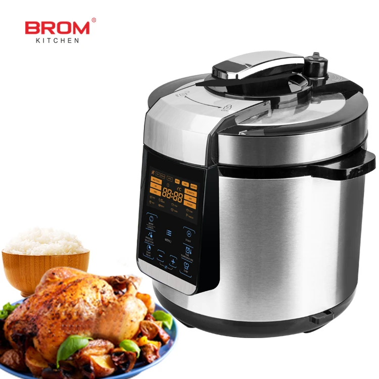 household cooking sets stainless steel instapot microwaveable steam multicooker 6l auto rice pot multi electric pressure cooker