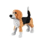 HSANHE plastic connecting kits dog animal diy construction building blocks toys for teen boys