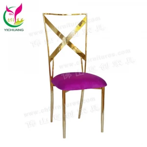 HYC-SS62B New Style Stacking Events Cross Back Chiavari chair wedding