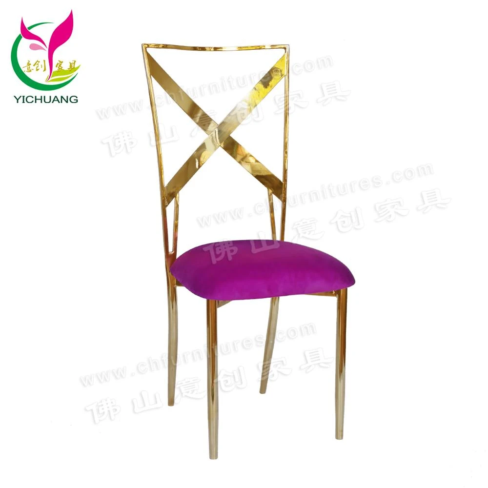 HYC-SS62B New Style Stacking Events Cross Back Chiavari chair wedding