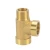 Import Hydraulic Parts Hose Pipe Fittings MFF Brass Tee from China