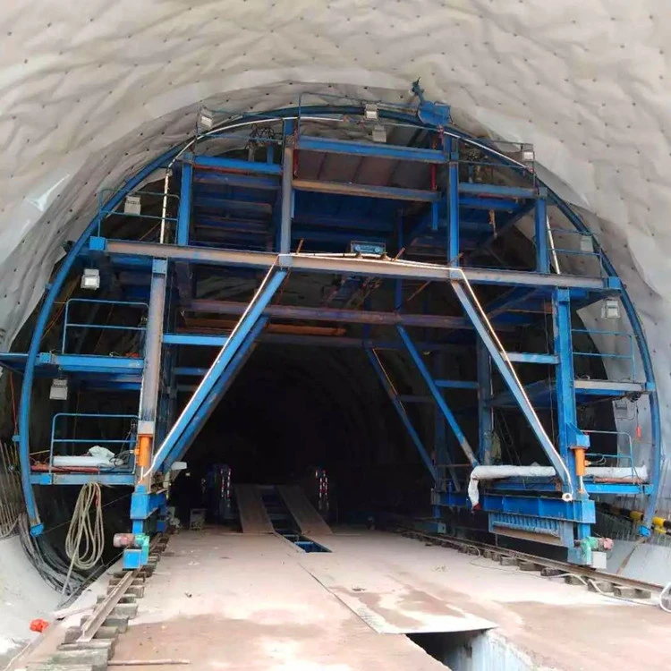Hydraulic tunnel steel formwork underground NATM working machine for Mining method tunnel lining mould