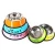 Import hzu XS/S/M/L/XL Anti slid Dog Food Bowl Wholesale Custom colorful Stainless Steel Dog Bowl for all dogs from China