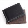 I like money clip with spring with genuine leather