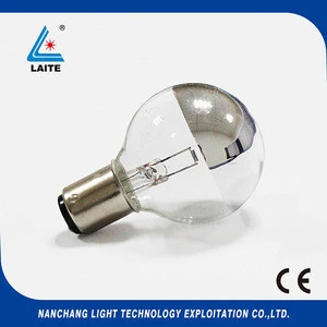 Incandescent bulbs 24V50W BA15D DC Bowl silver for operation lamps