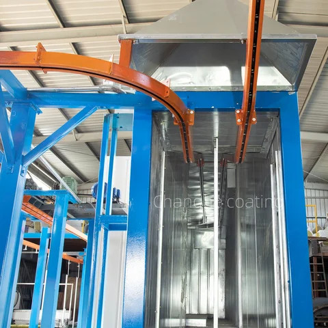 Buy Industrial Electrostatic Powder Coating Line Automatic Spray Paint ...
