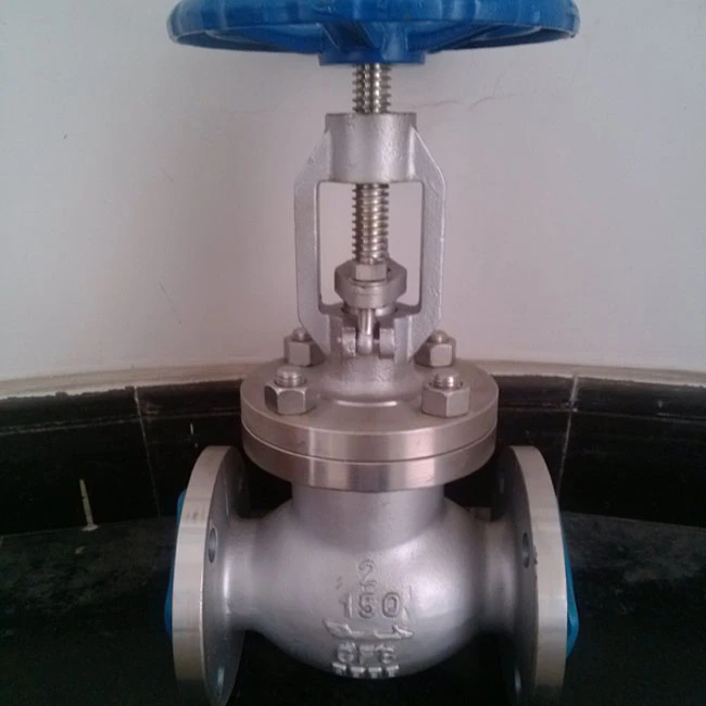 industrial stainless steel din globe valve PN16