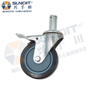 Industrial Swivel Fixed Rigid 3" 4" 5" 6"Inch Office Chair Furniture Caster Wheels With Brake