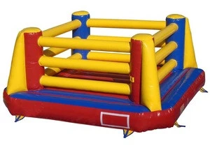 inflatable boxing ring with giant gloves /Children inflatable boxing ring/interactive inflatable boxing arena