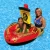 Import Inflatable Kids Pirate Boat With Water Gun Swimming Ring Seat Boat Air Mattress Summer Water Toys Play For Pool Fun Float Sport from China