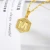 Import Initial Pendant Gold Necklace Jewelry SP Wholesale 26 Letter Stainless Steel Chains 2020 Fashion Handmade Necklace Link Chain from China