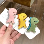 Ins Cute dinosaur hairpin Korean girl clip bangs barrette hair clips